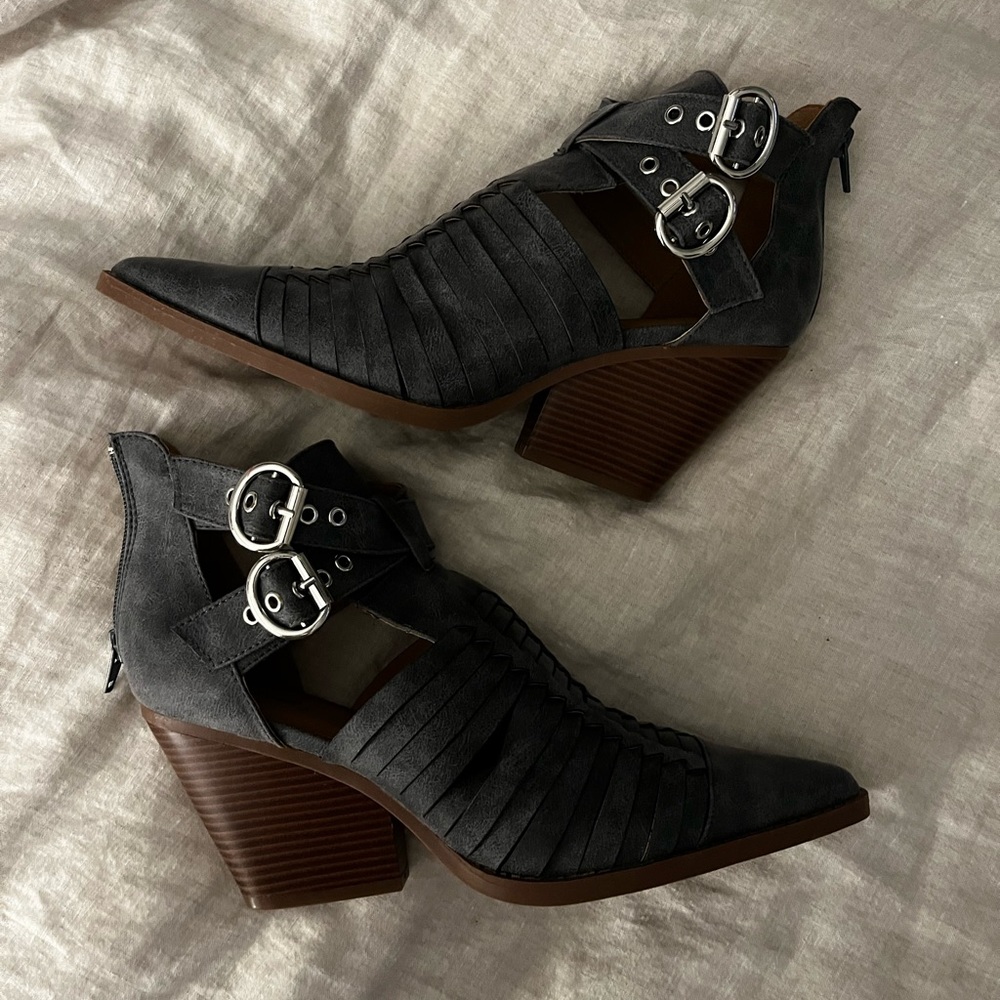 Kick the dust western ankle bootie